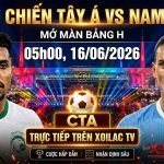 Ảnh bìa nhận định đại chiến Tây Á vs Nam Mỹ giữa Saudi Arabia và Uruguay lúc 05h00 ngày 16/06 tại World Cup 2026. Xem trực tiếp bóng đá mượt mà trên Xoilac TV.